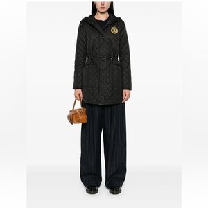 Lauren Ralph Lauren logo-patch parka coat size XS